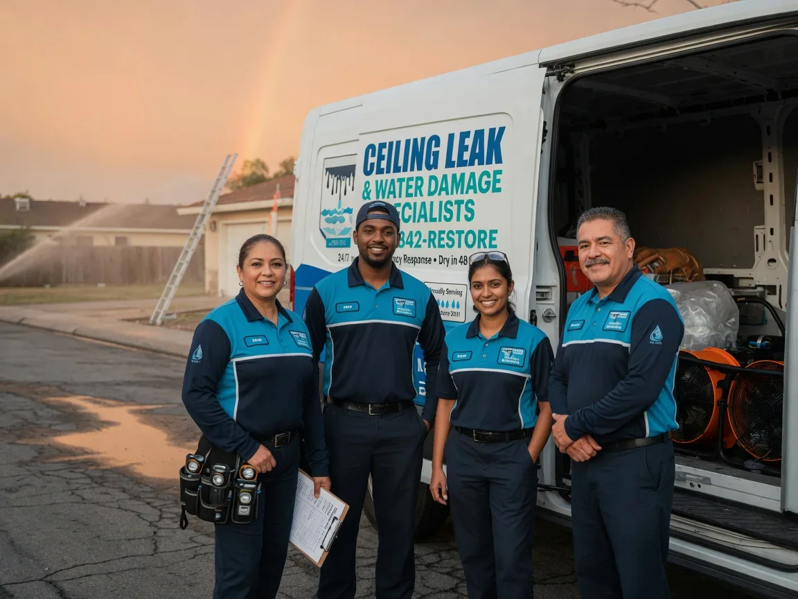 Ceiling Leak Cleanup company in Coopers Plains, NY